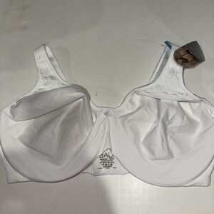 Bali Bra Size 38DDD White Style 3385 Passion For Comfort Underwire Minimizes NWT